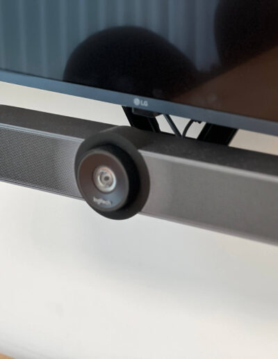 Logitech video conferencing bar