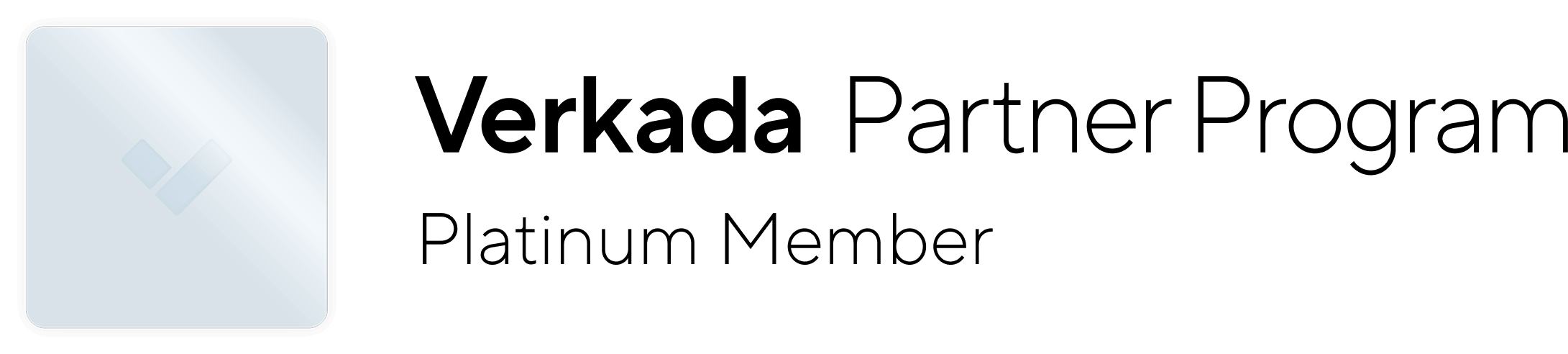 Verkada Partner Program Platinum Member badge